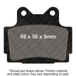 EBC 96-03 Yamaha XJ 600 N Rear Left/Right FA/SFA/X Brake Pads