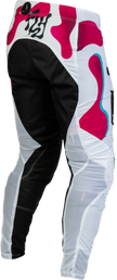 Lite Vibe Pants White/Pink/Blue Sz 38