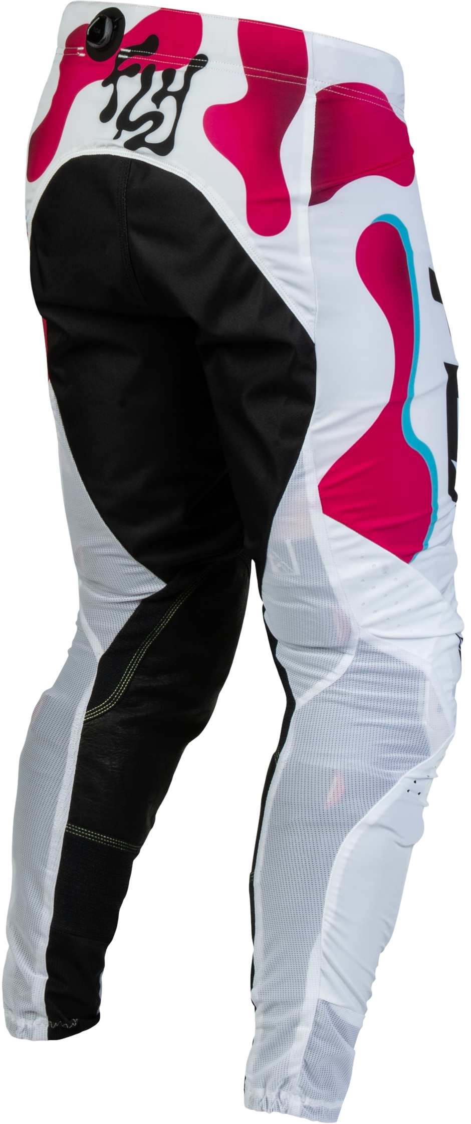 Lite Vibe Pants White/Pink/Blue Sz 32