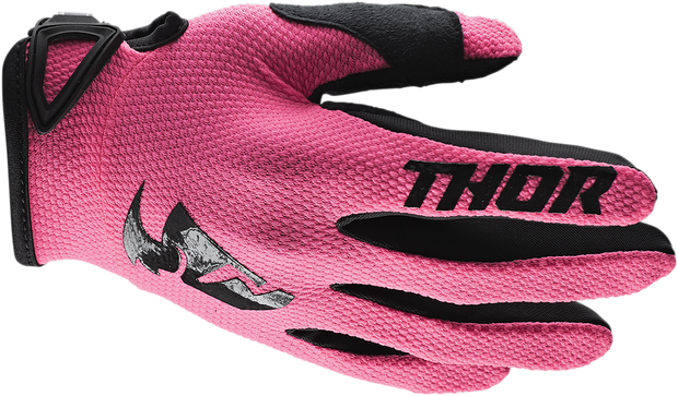THOR Women's Sector Gloves - Pink/Black - Small 3331-0187