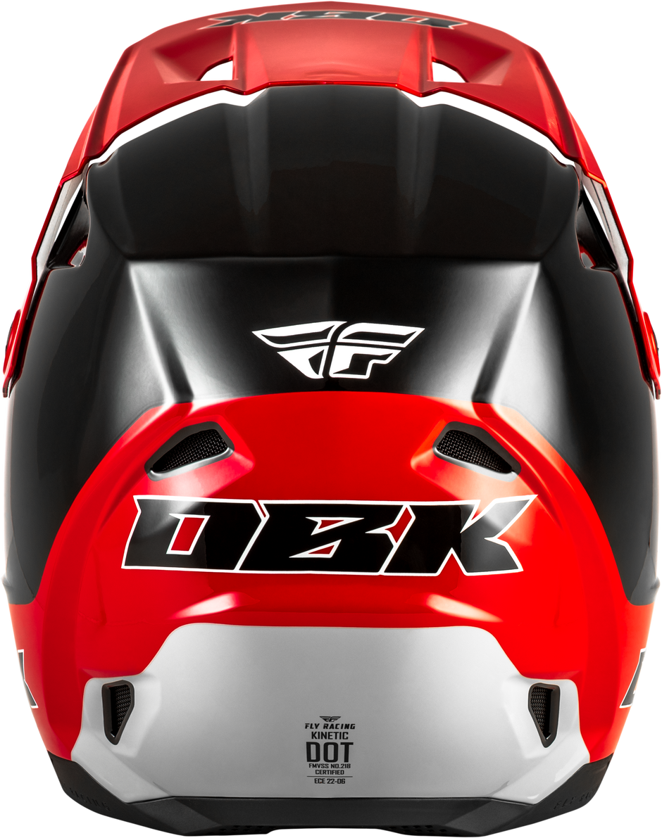 Kinetic Dbk Helmet Black/Red/Grey 2x