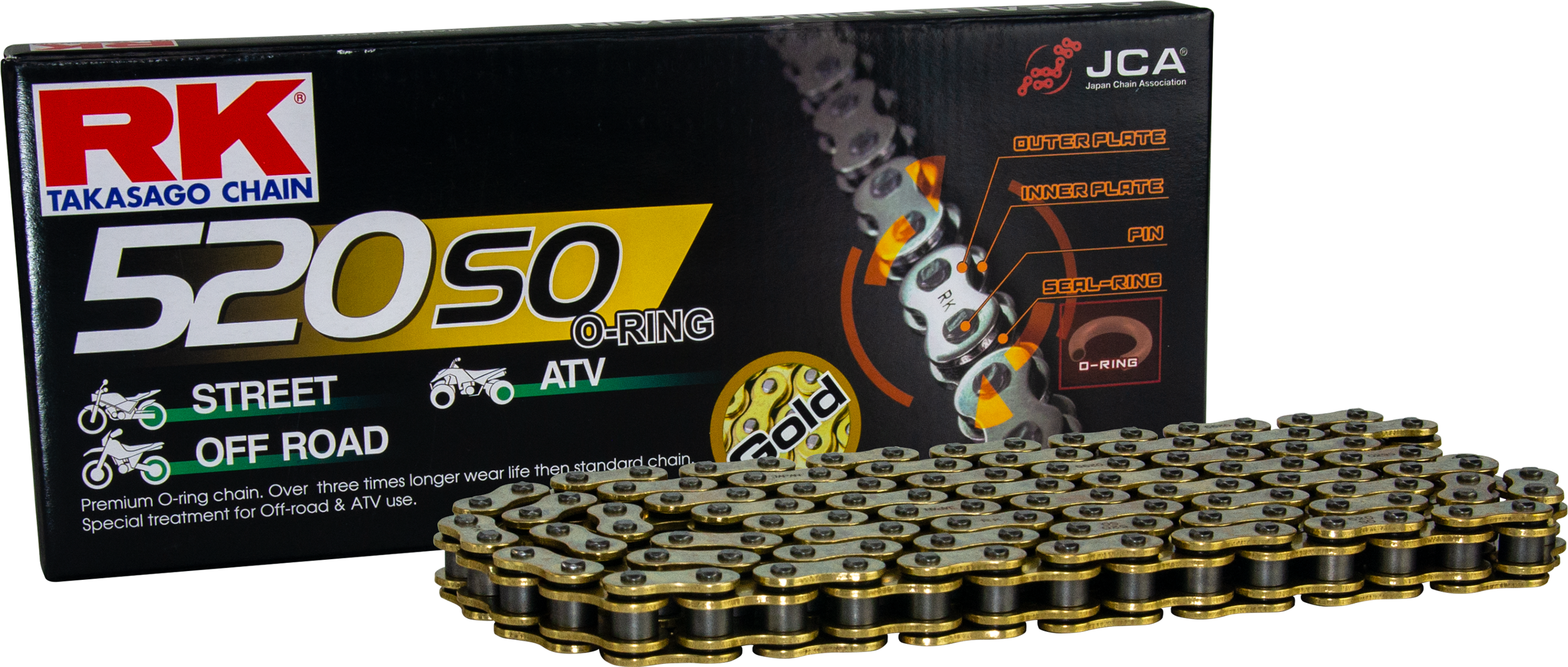 Gb520so Drive Chain Gold 520 X 84