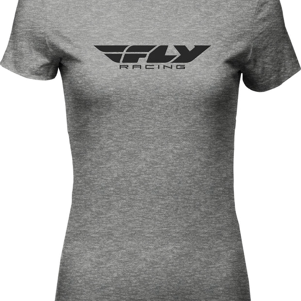 Women's Fly Corporate Tee Dark Grey Heather Md