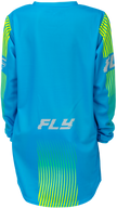 Youth F 16 Jersey Blue/Hi Vis Yl