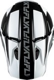 Kinetic Crest Helmet Black/White/Grey 2x