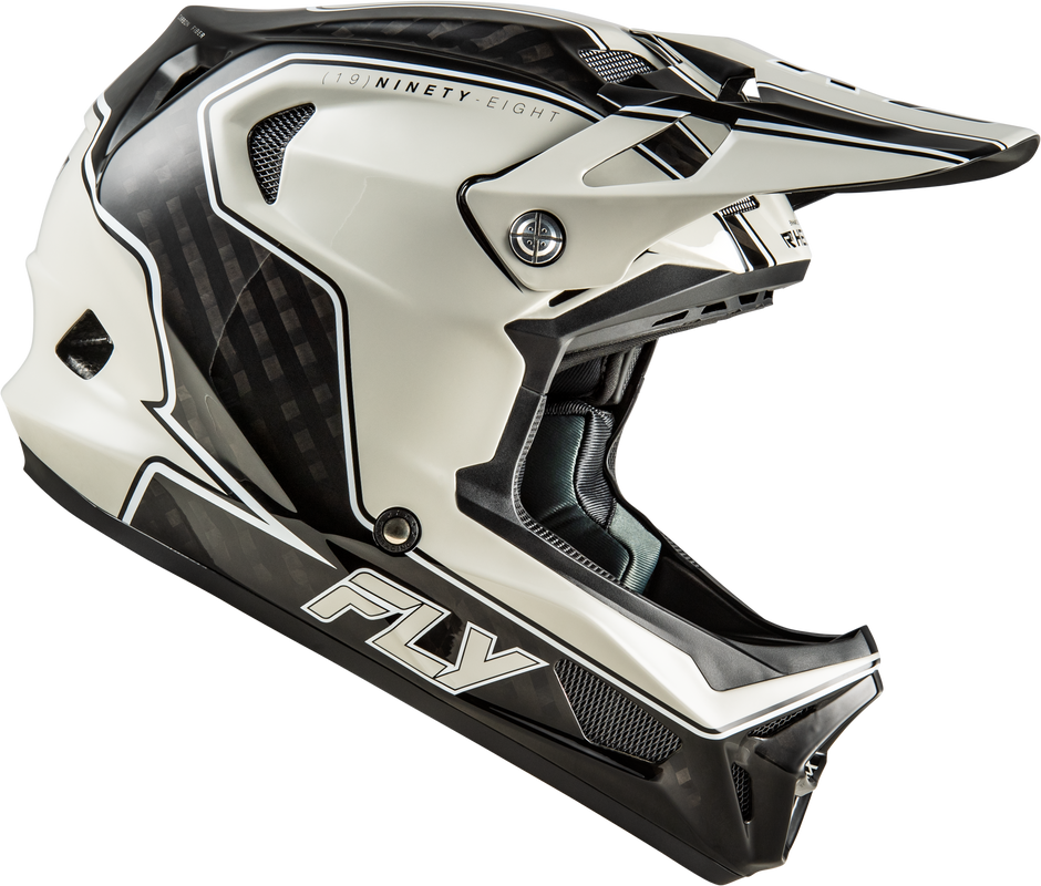 Werx R Flow Carbon Helmet Black Carbon/Grey Lg