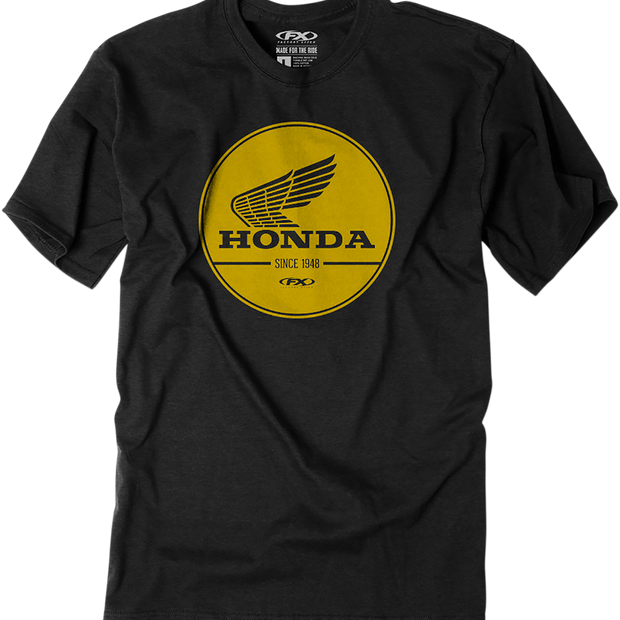 FACTORY EFFEX Honda Gold Label T-Shirt - Black - Medium 23-87302