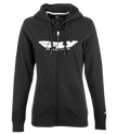 Sudadera con capucha Fly Corporate con cremallera para mujer