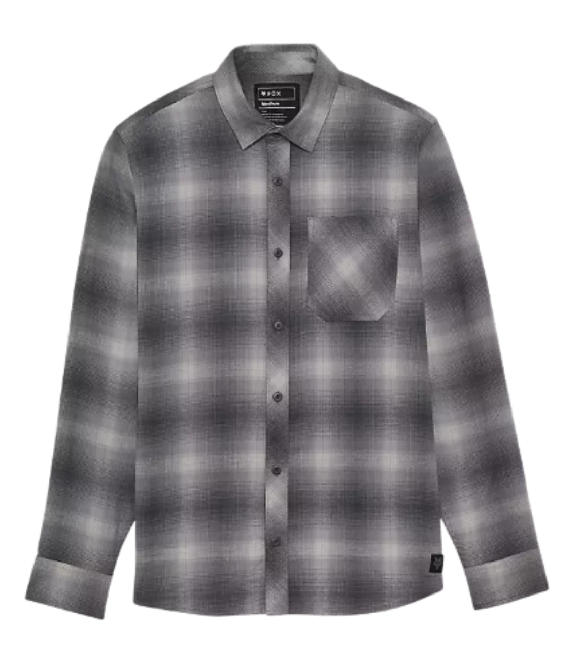 Camisa de franela gris de supervivencia
