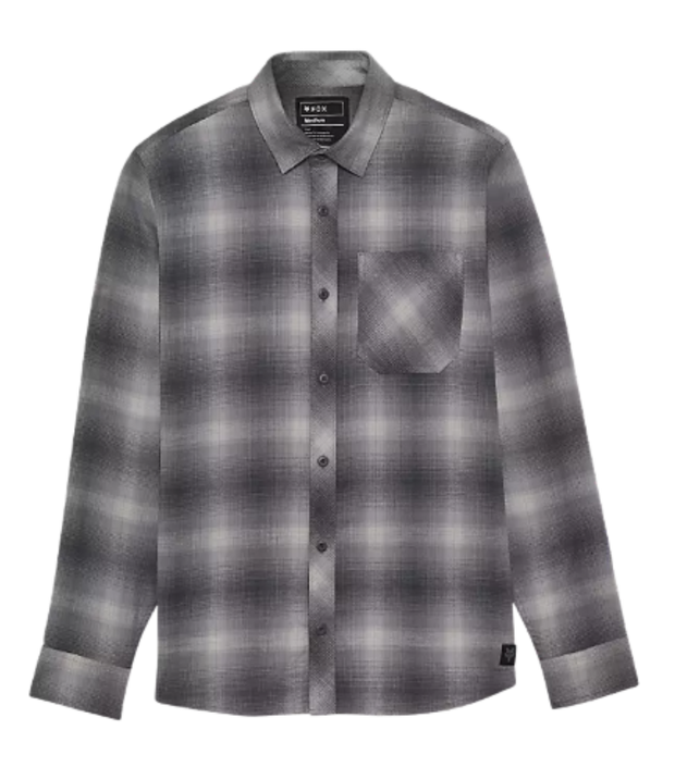 Camisa de franela gris de supervivencia