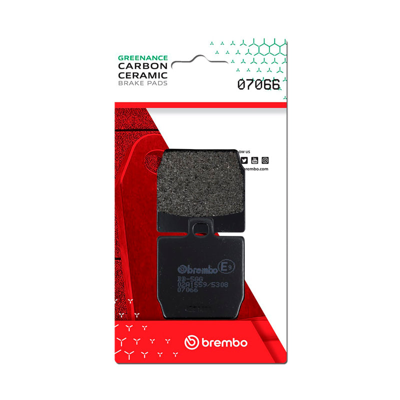 Brembo Mbk Nitro/Quadro Quadro/Yamaha Aerox/Yamaha Slider Carbon Ceramic Brake Pad - Rear