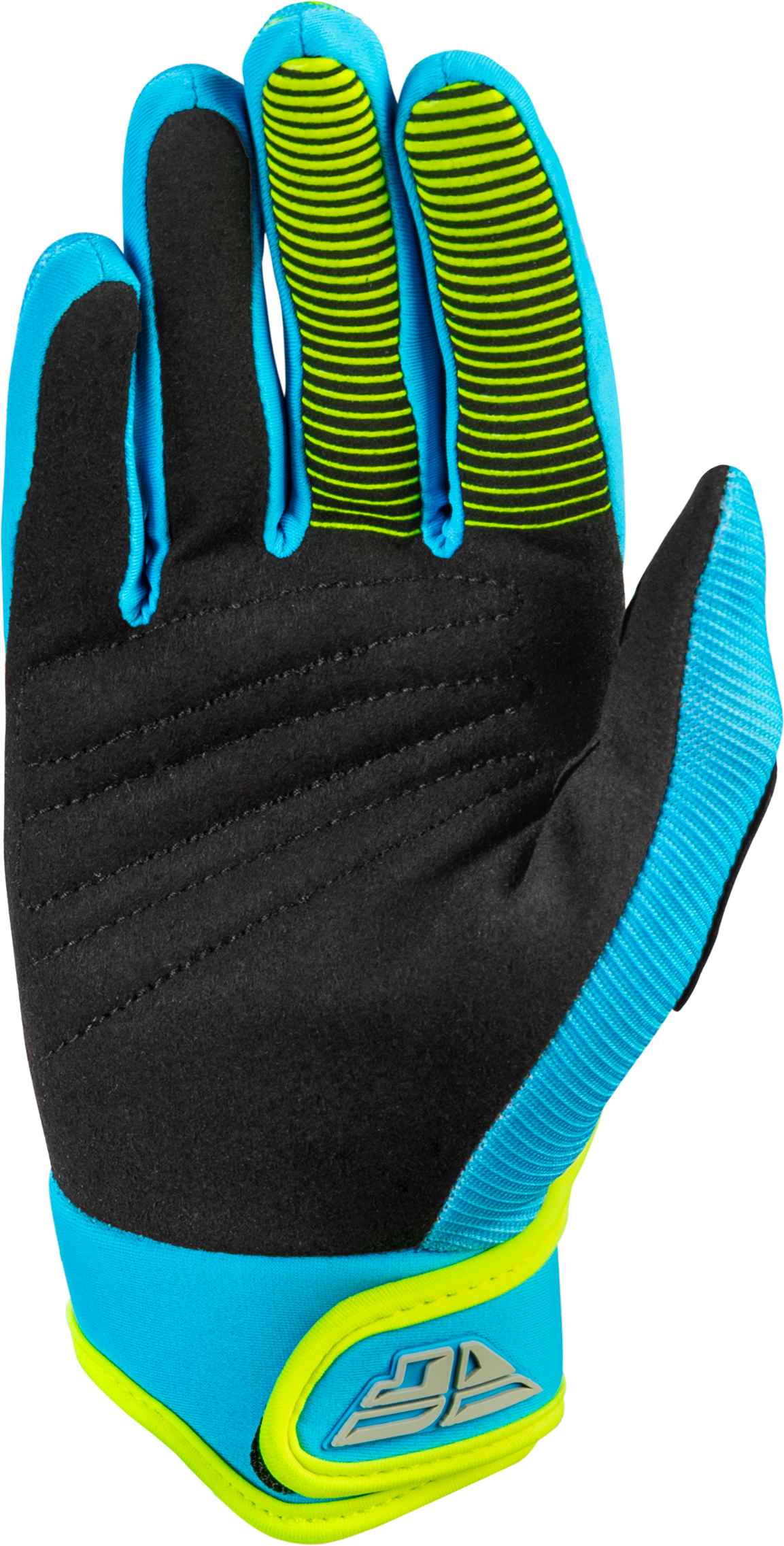 Youth F 16 Gloves Blue/Hi Vis Y2xs