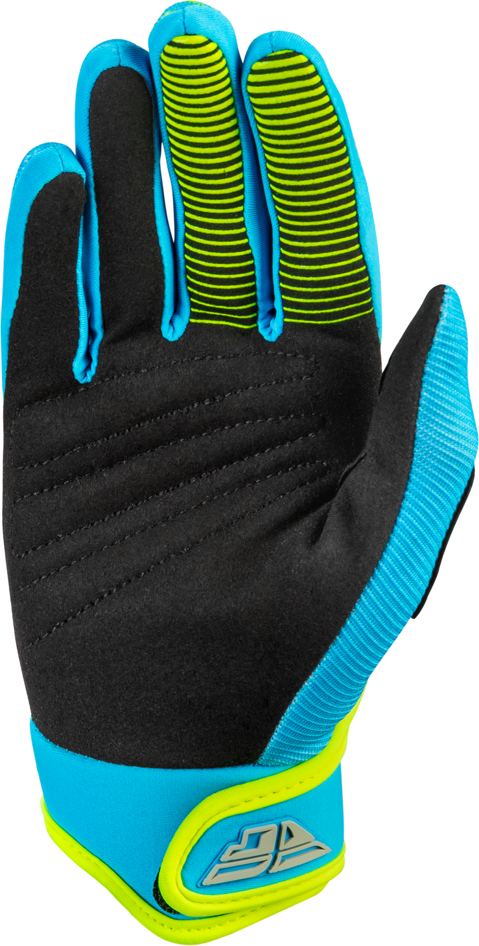 Youth F 16 Gloves Blue/Hi Vis Y2xs