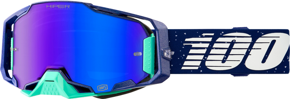 Armega Hiper Goggle Noche Hiper Blue Mirror Lens