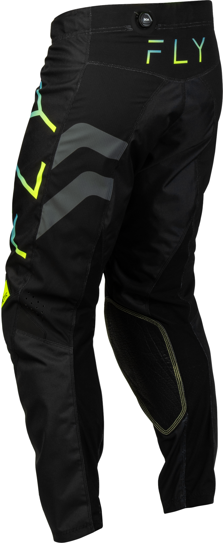 Kinetic Volt Pants Black/Grey/Teal/Yellow Sz 28