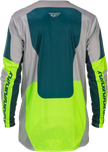 Lite Jersey Grey/Lime/Teal Sm