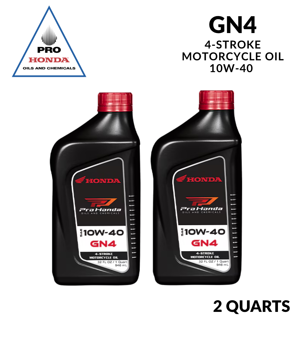 Aceite de motor de 4 tiempos Honda GN4 PRO 10W-40 (2 cuartos de galón)