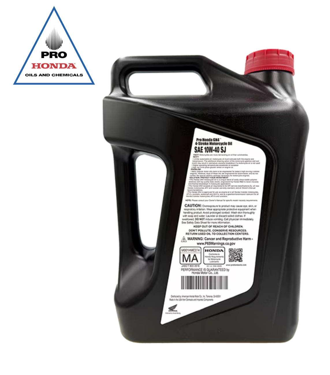 Aceite de motor de 4 tiempos PRO Honda GN4 10W-40 (5 QT)