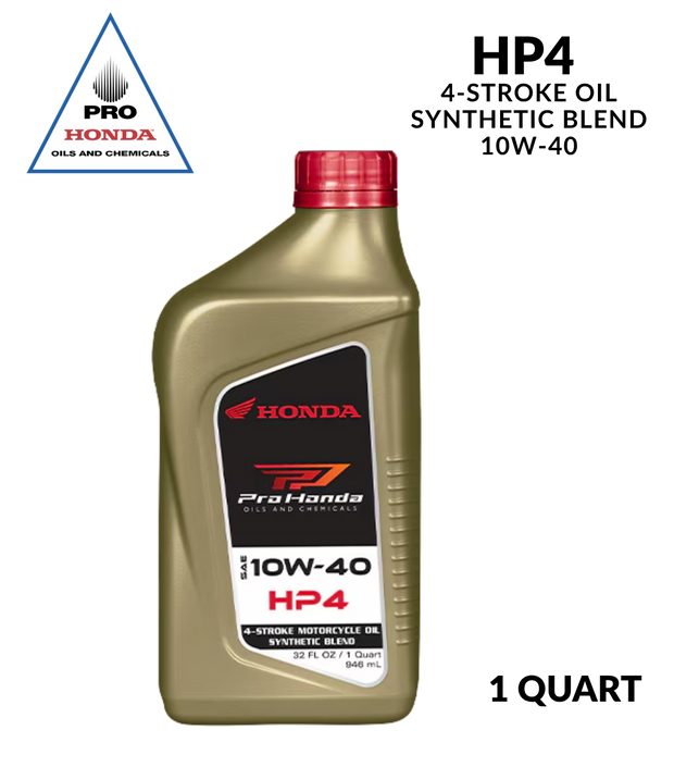 Aceite de motor de 4 tiempos Honda HP4 PRO 10W-40 (1 CUARTO DE GALÓN)