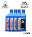 Aceite de Carreras de 2 Tiempos PRO Honda HP2 (4 PINTAS)