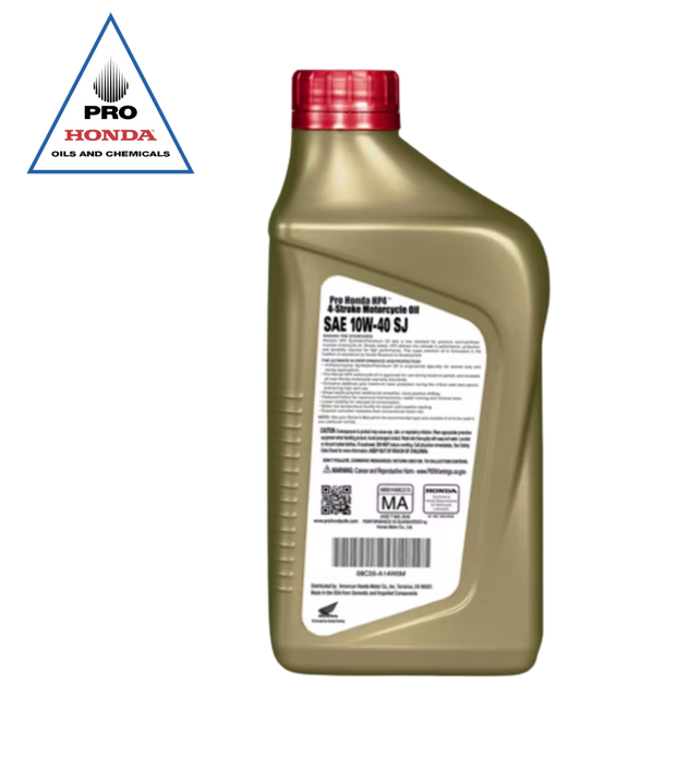Aceite de motor PRO Honda HP4 4 tiempos 10W-40 (4 CUARTOS)