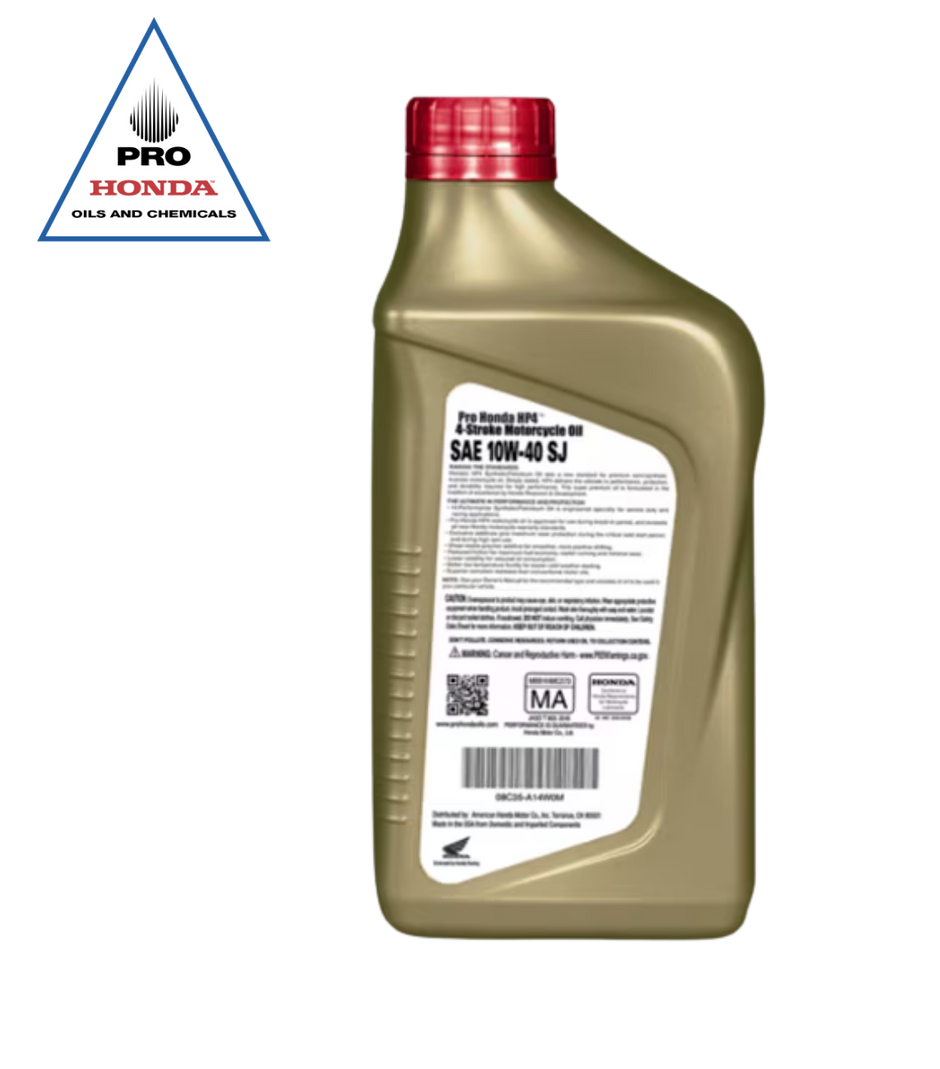 PRO Honda HP4 4-Stroke Motor Oil 10W-40 (2 QUARTS)