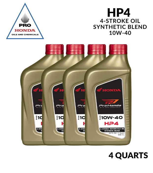 Aceite de motor PRO Honda HP4 4 tiempos 10W-40 (4 CUARTOS)