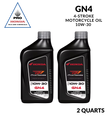 Aceite de motor de 4 tiempos Honda GN4 PRO 10W-30 (2 CUARTOS DE GALÓN)