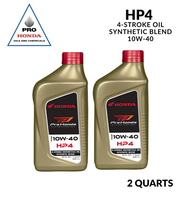 Aceite de motor de 4 tiempos Honda HP4 PRO 10W-40 (2 CUARTOS)