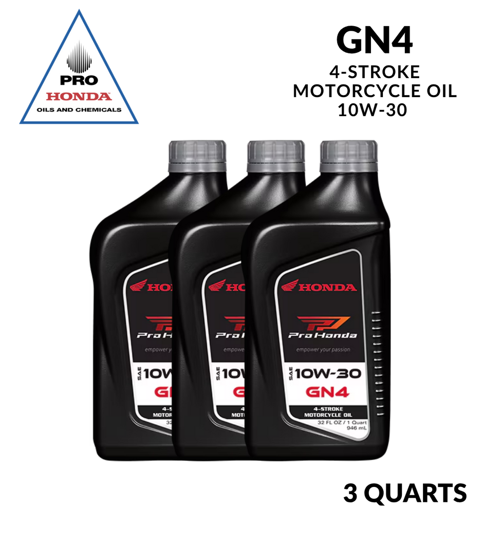Aceite de motor de 4 tiempos PRO Honda GN4 10W-30 (3 CUARTOS)