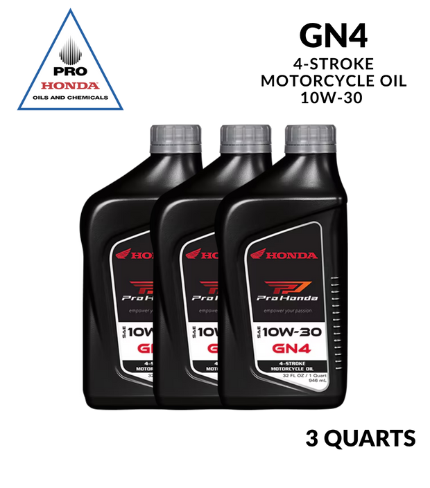 Aceite de motor de 4 tiempos PRO Honda GN4 10W-30 (3 CUARTOS)