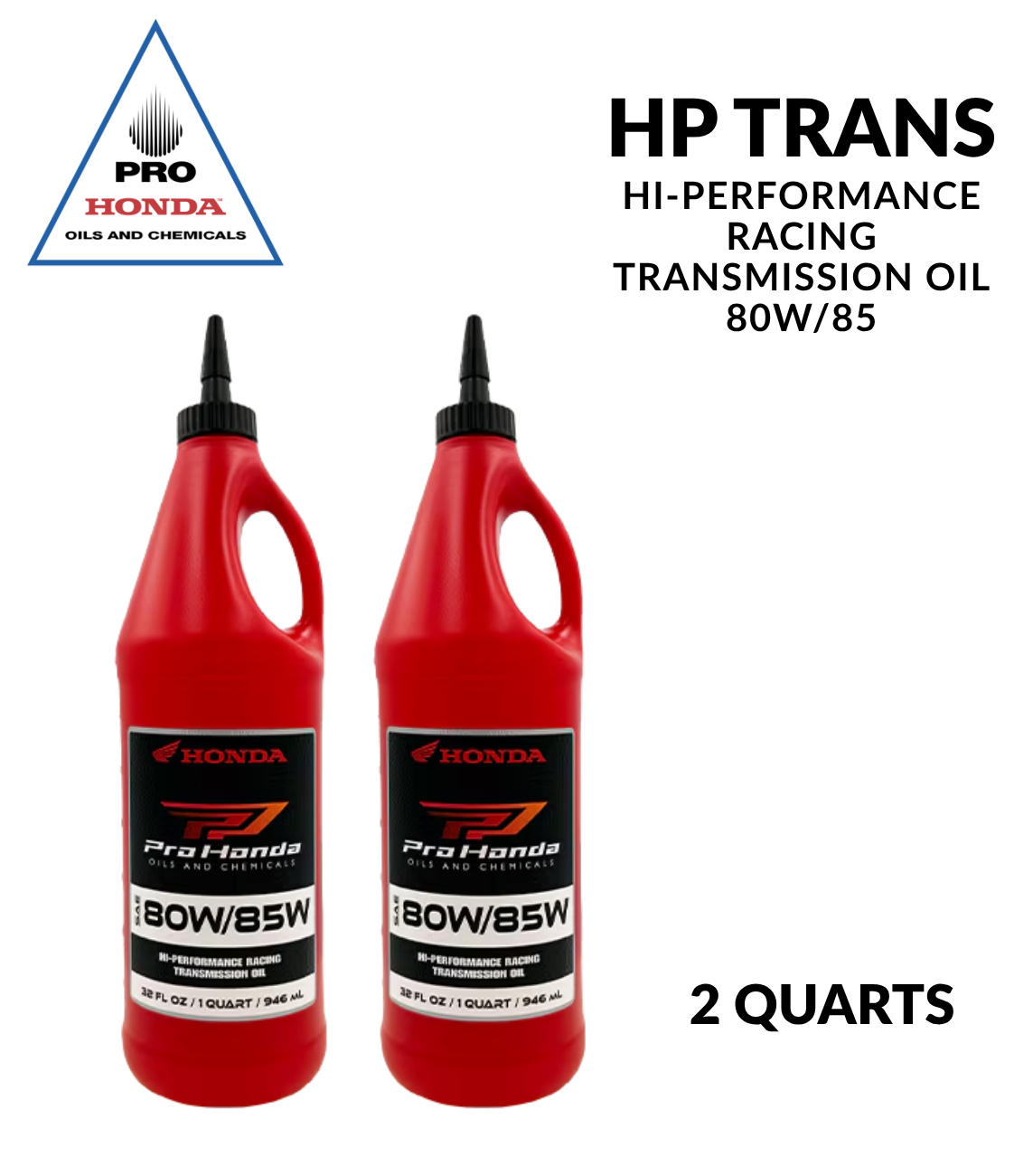 Fluido de transmisión PRO Honda Oil 80W/85 HP (2 CUARTOS DE GALÓN)