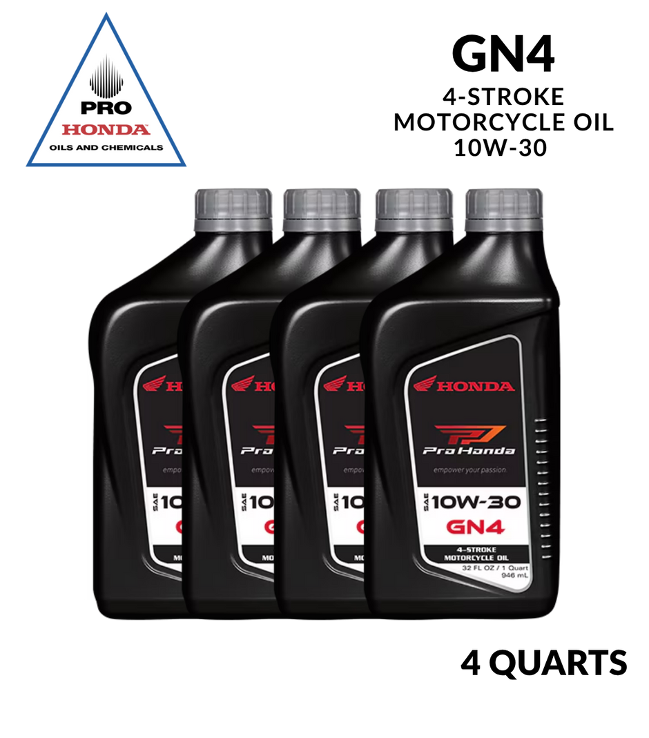 Aceite de motor PRO Honda GN4 4 tiempos 10W-30 (4 CUARTOS)