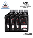 Aceite de motor PRO Honda GN4 4 tiempos 10W-30 (4 CUARTOS)
