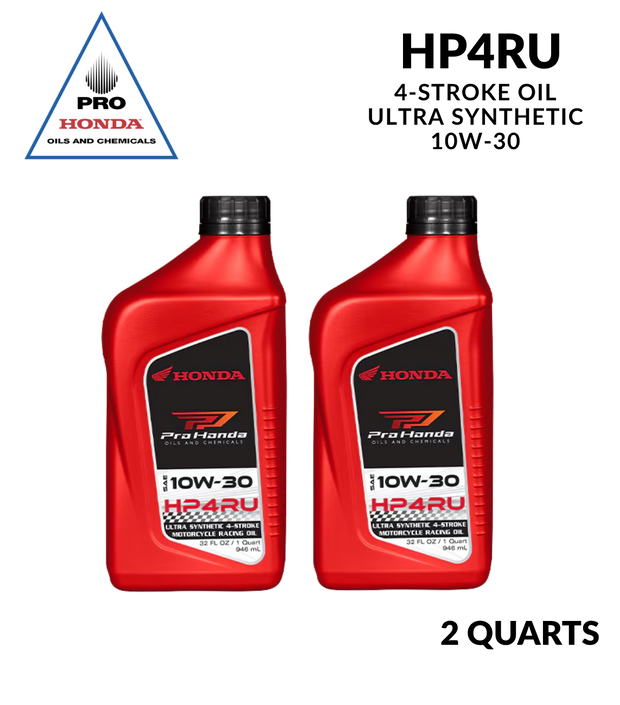 Aceite de motor de carreras de 4 tiempos PRO Honda HP4RU 10W-30 (2 CUARTOS)