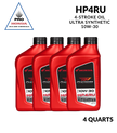 Aceite para motor de carreras de 4 tiempos PRO Honda HP4RU 10W-30 (4 CUARTOS DE GALÓN)