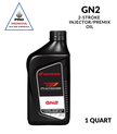 Aceite PRO Honda GN2 para inyección/premezcla de 2 tiempos (1 CUARTO DE GALÓN)