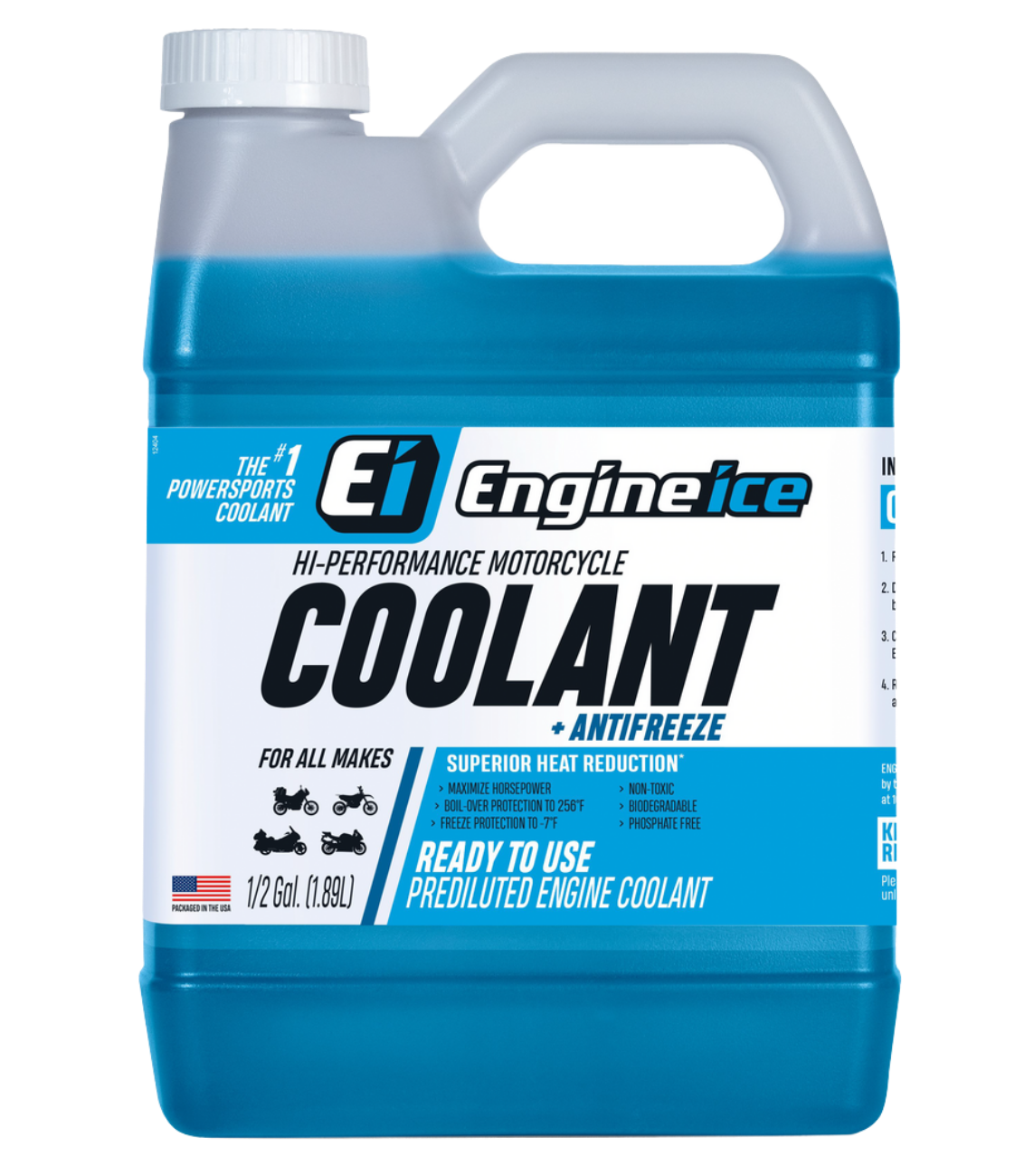 Refrigerante de alto rendimiento Engine Ice - 1/2 gal.
