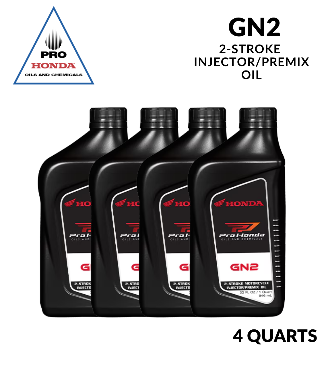 PRO Honda GN2 2-Stroke Injector/Premix Oil (4 QUARTS)
