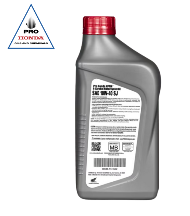 PRO Honda HP4M Aceite 4 tiempos Mezcla sintética 10W-40 (1 CUARTO DE GALÓN)