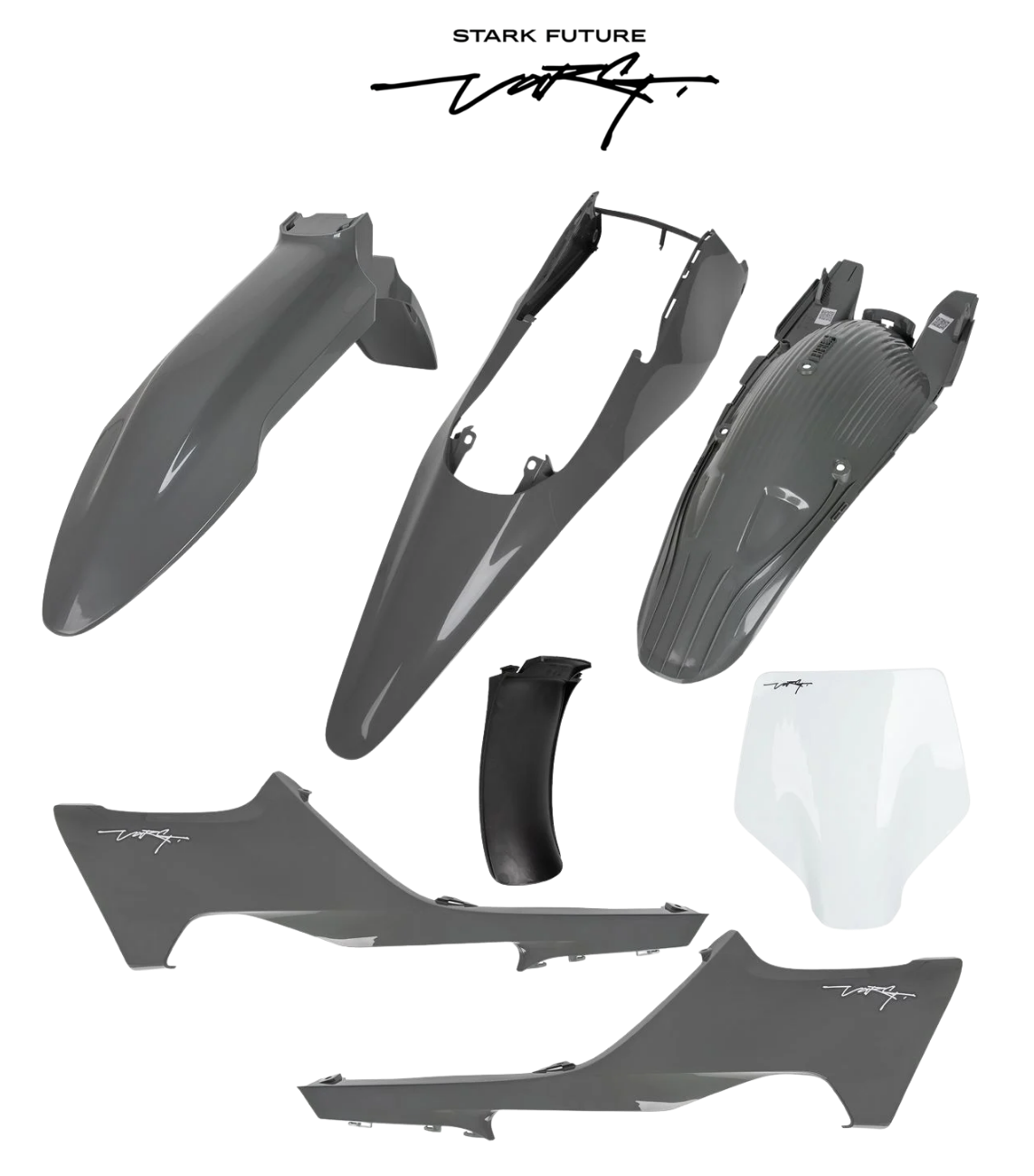 Stark VARG MX1 Kit de plásticos gris original