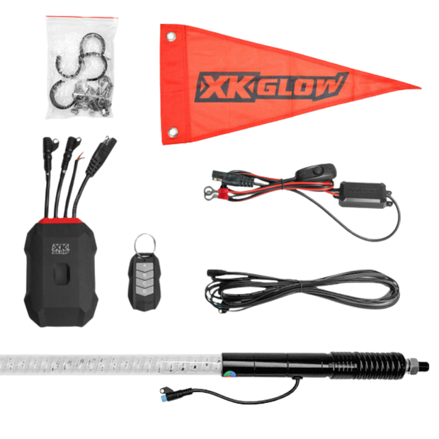 Xkmax Kit de látigo RGBW de 48 pulg.