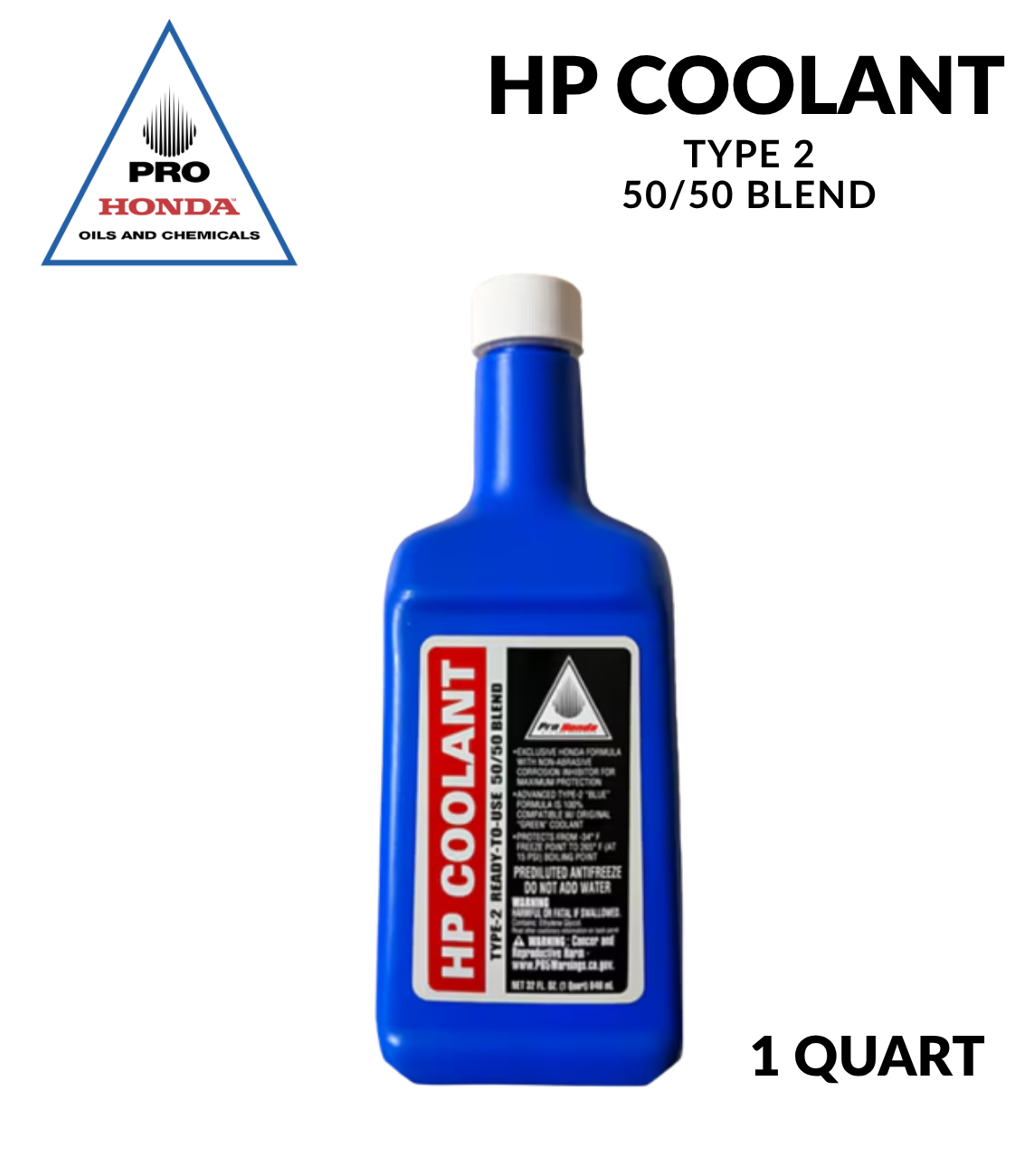 Refrigerante PRO Honda HP (1 CUARTO DE GALÓN)