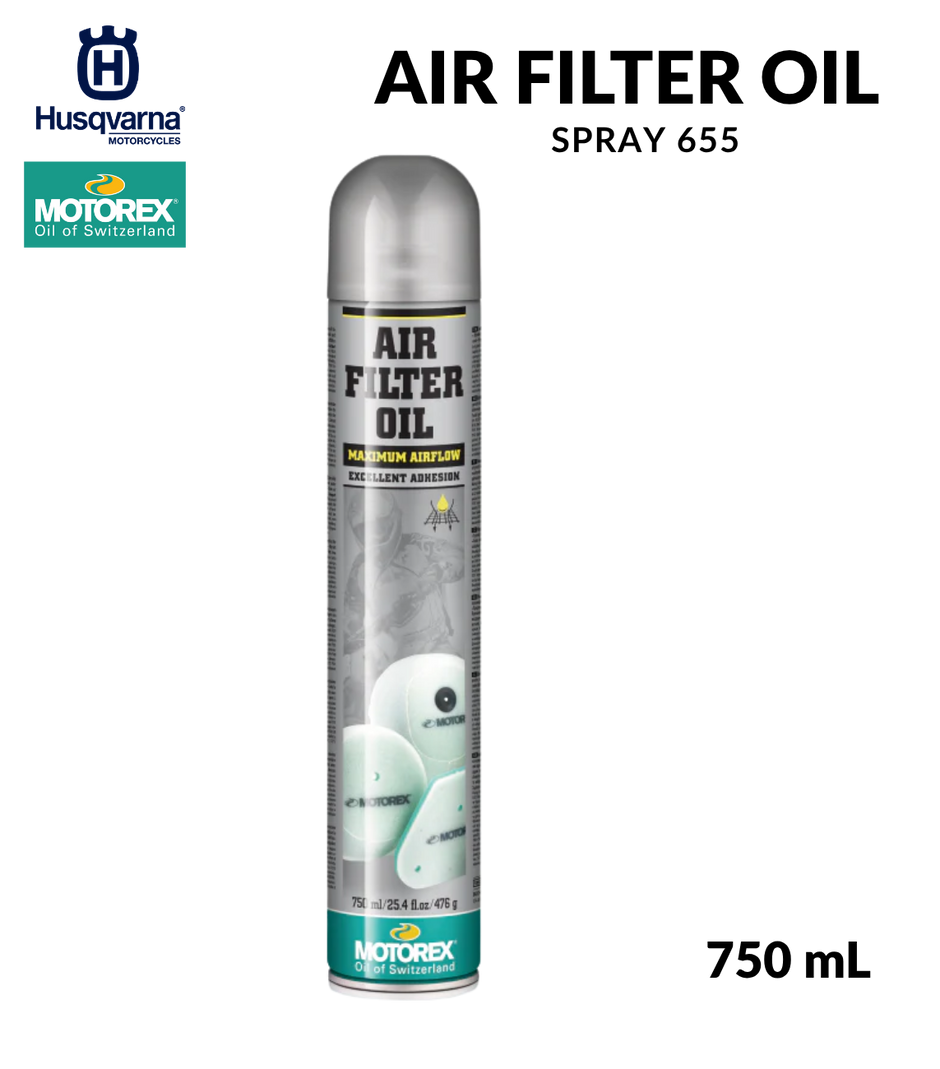 Aceite para filtros de aire Husqvarna Motorex en aerosol