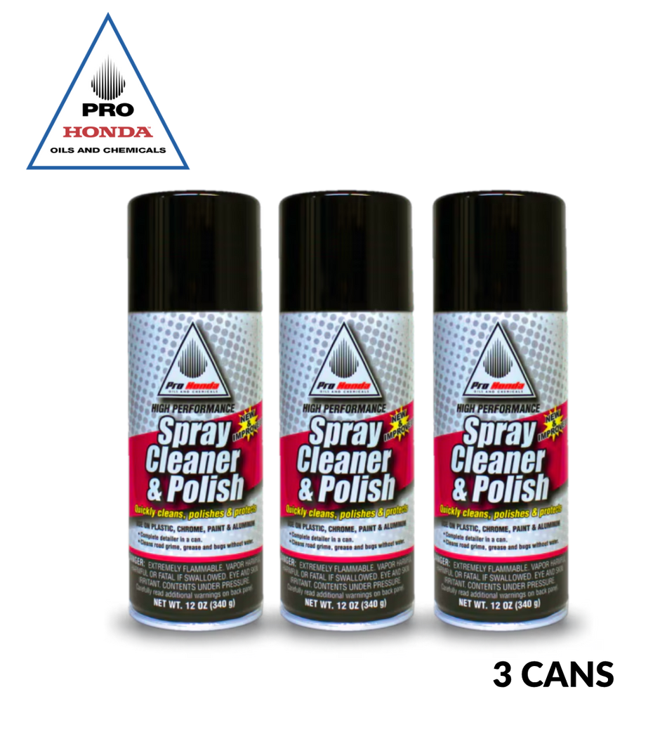 Limpiador y Pulidor en Spray PRO Honda 12OZ (PAQUETE DE 3)