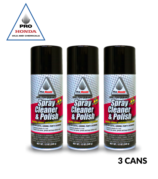 Limpiador y Pulidor en Spray PRO Honda 12OZ (PAQUETE DE 3)