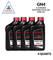 Aceite de motor de 4 tiempos Honda GN4 PRO 10W-40 (4 CUARTOS DE GALÓN)