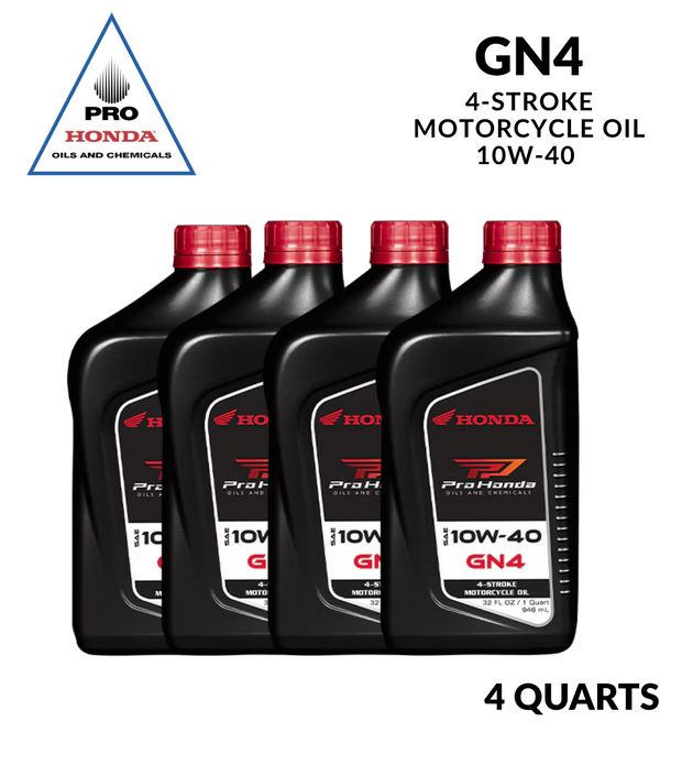 Aceite de motor de 4 tiempos Honda GN4 PRO 10W-40 (4 CUARTOS DE GALÓN)