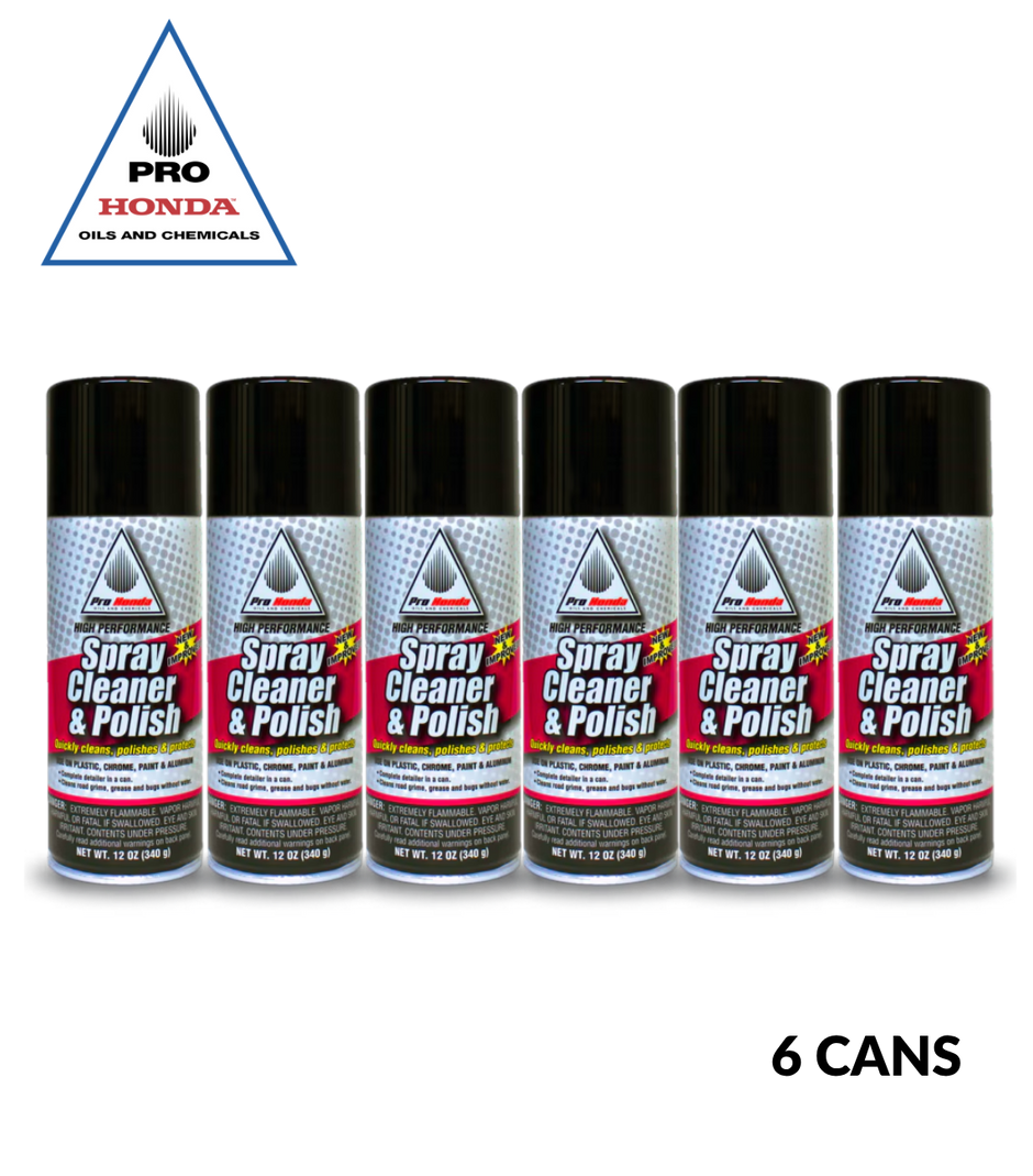 Limpiador y Abrillantador en Spray PRO Honda 12OZ (PAQUETE DE 6)