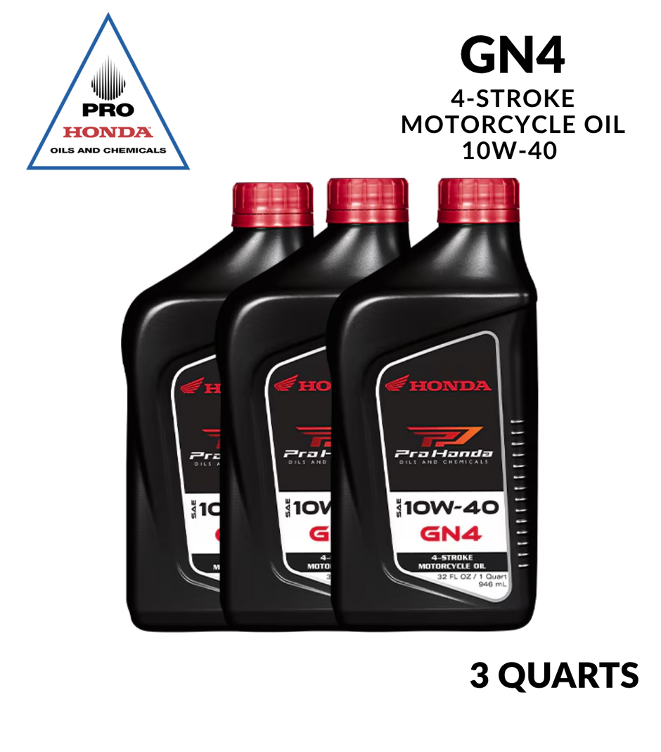 Aceite de motor de 4 tiempos Honda GN4 PRO 10W-40 (3 CUARTOS DE GALÓN)